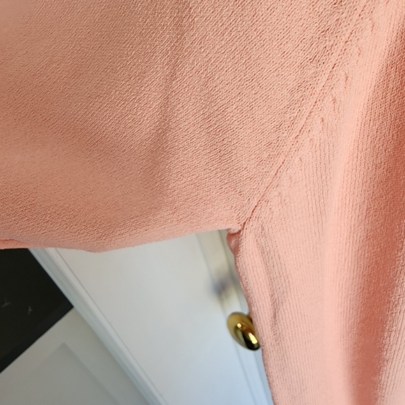 Kate Hill Light Pink Women's Cardigan Feminine Normcore - Picture 7 of 10